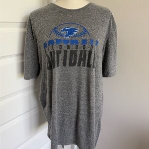 Gray Wildcats Football Short-Sleeve Crewneck T-Shirt